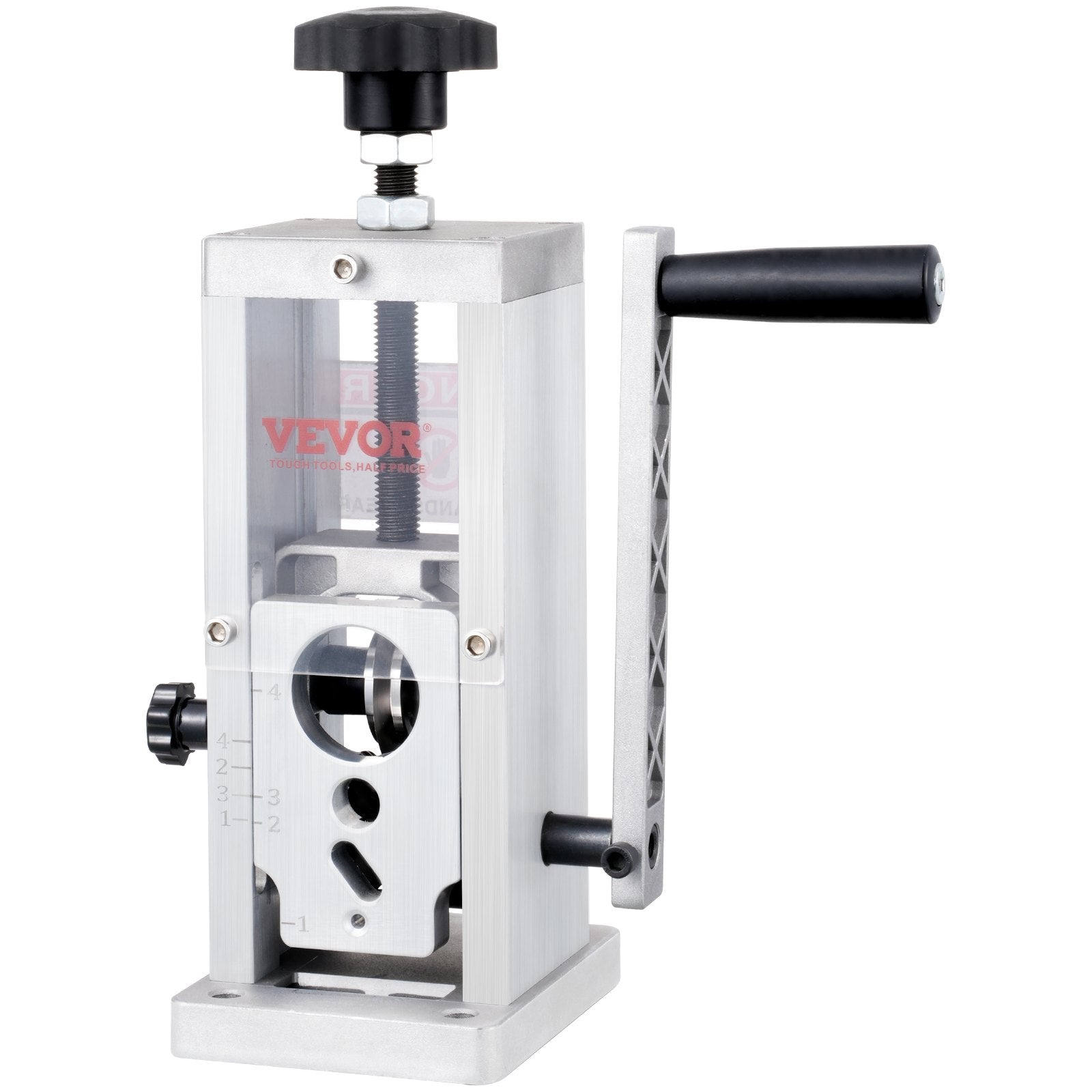 Building Materials: VEVOR Manual Wire Stripping Machine, 0.06''-1.5'' Copper Stripper with Hand Crank or Drill Powered, Visible Stripping Depth Reference, Portable Aluminum Frame Wire Peeler for Scrap Copper Recycling