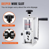 Building Materials: VEVOR Manual Wire Stripping Machine, 0.06''-1.5'' Copper Stripper with Hand Crank or Drill Powered, Visible Stripping Depth Reference, Portable Aluminum Frame Wire Peeler for Scrap Copper Recycling