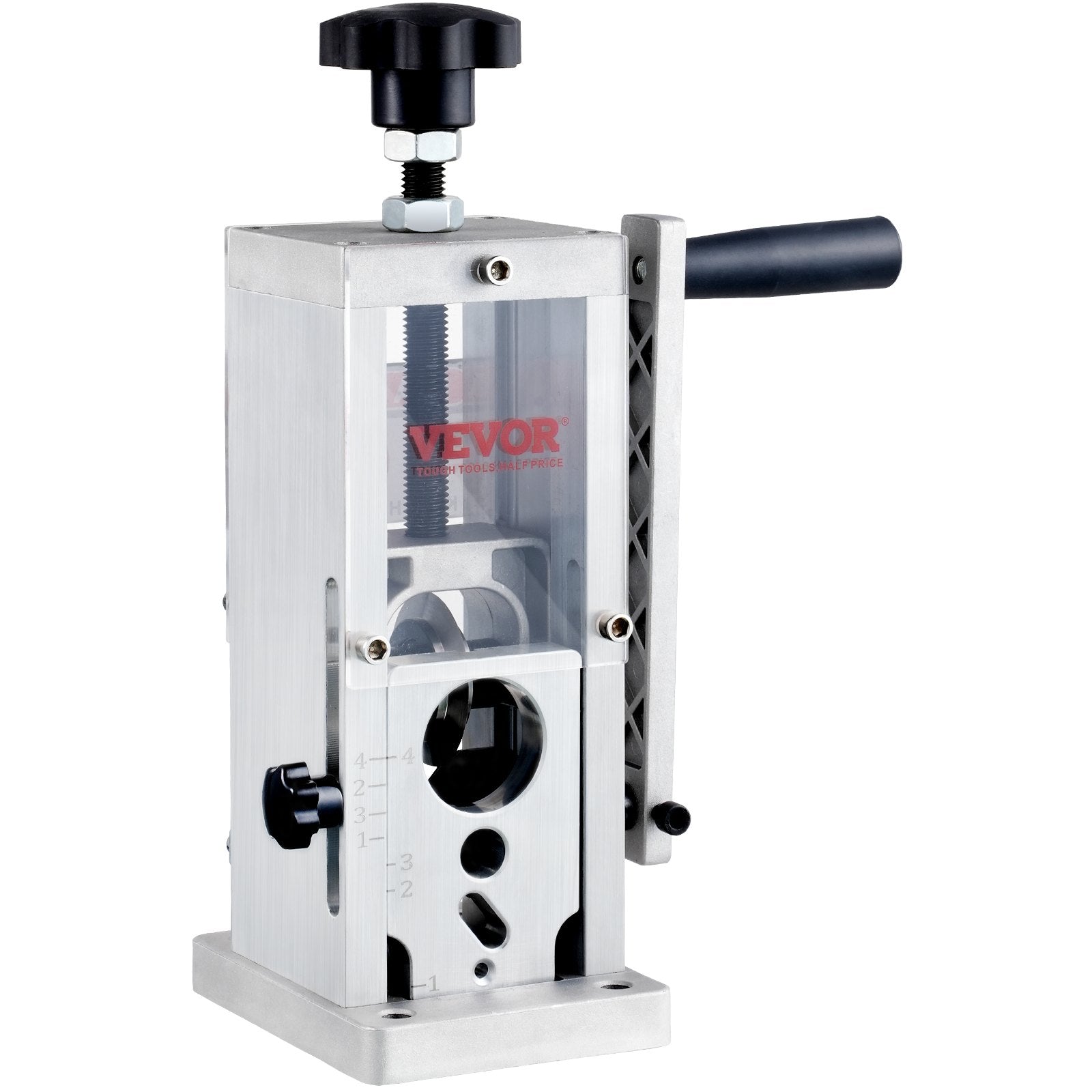 Building Materials: VEVOR Manual Wire Stripping Machine, 0.06''-1.5'' Copper Stripper with Hand Crank or Drill Powered, Visible Stripping Depth Reference, Portable Aluminum Frame Wire Peeler for Scrap Copper Recycling