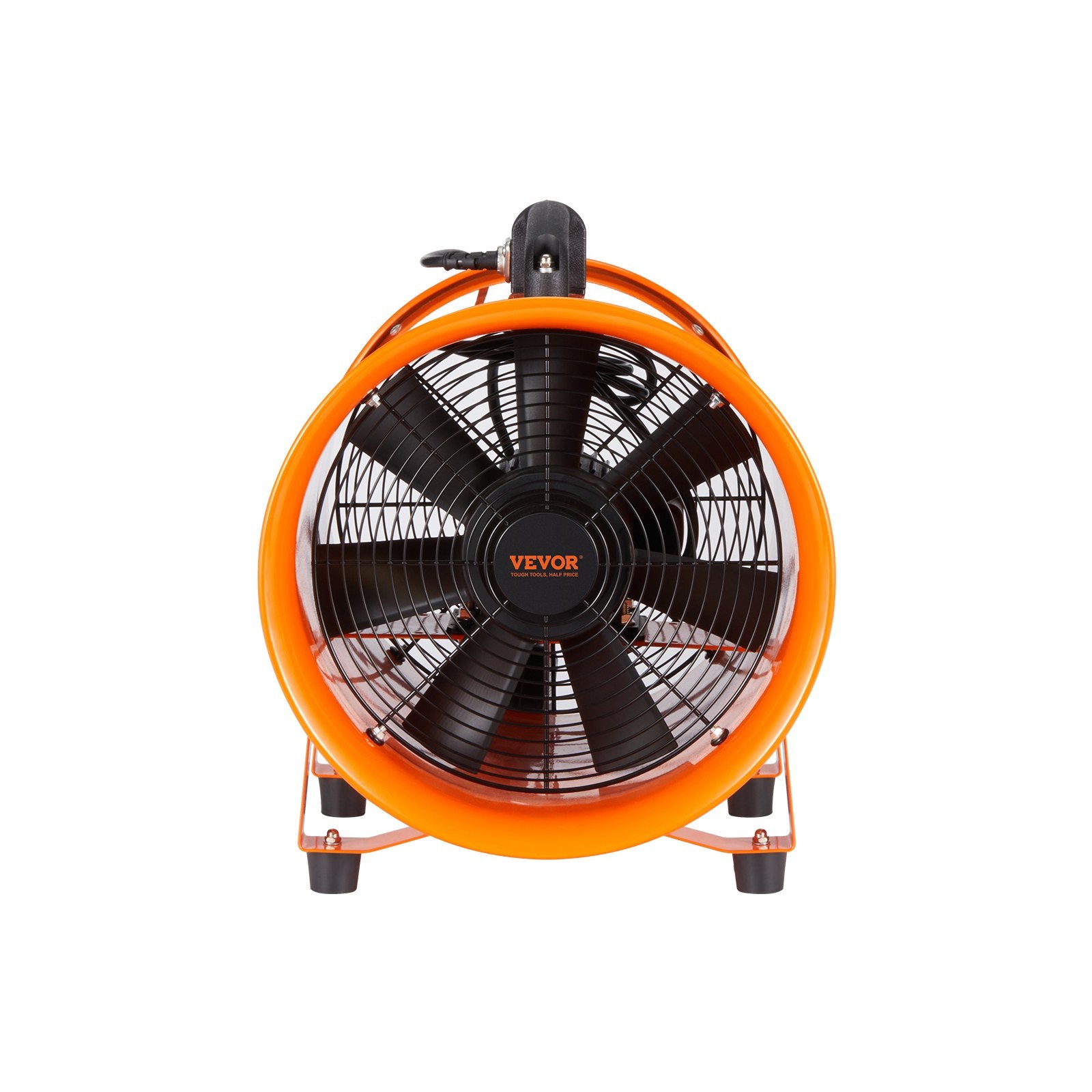 Desktops & Accessories: VEVOR Portable Ventilator, 203.2mm/8inch Heavy Duty Cylinder Fan with 10m Duct Hose, 145W Strong Shop Exhaust Blower 1020CFM, Industrial Utility Blower for Sucking Dust, Smoke, Smoke Home/Workplace
