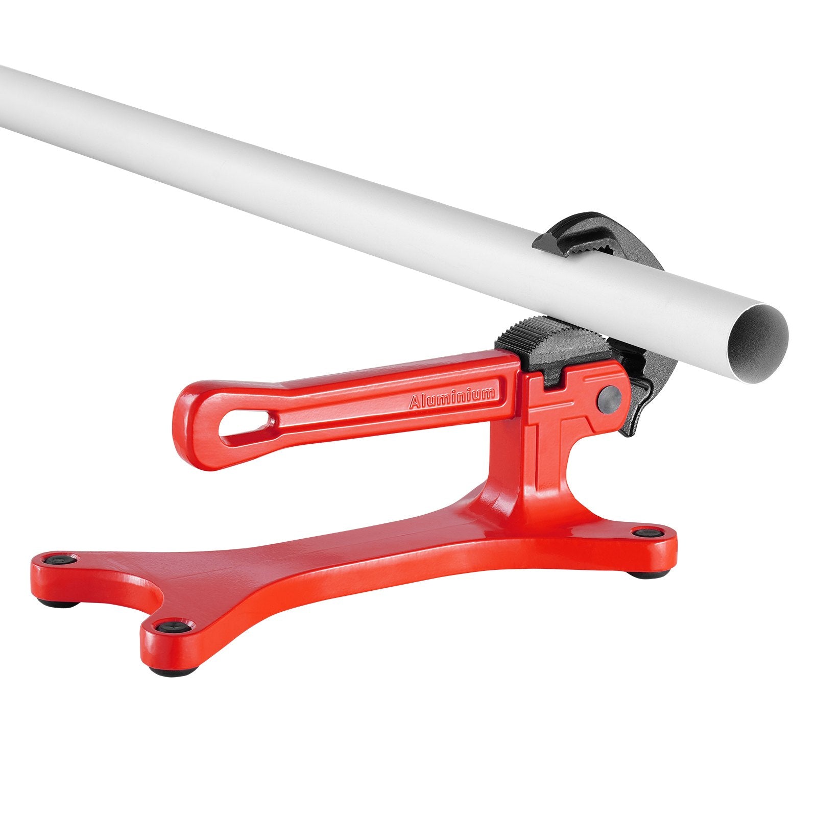 Portable Pipe Vise, Lightweight Aluminum Pipe Vise with 1/8" to 1-1/2" Clamping Capacity, Ideal for Onsite Plumbing Installation, Repair, and Maintenance