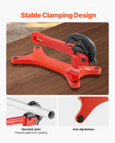 Exercise Benches: VEVOR Portable Pipe Vise, Lightweight Aluminum Pipe Vise with 1/8" to 1-1/2"  Clamping Capacity, Ideal for Onsite Plumbing Installation, Repair, and Maintenance