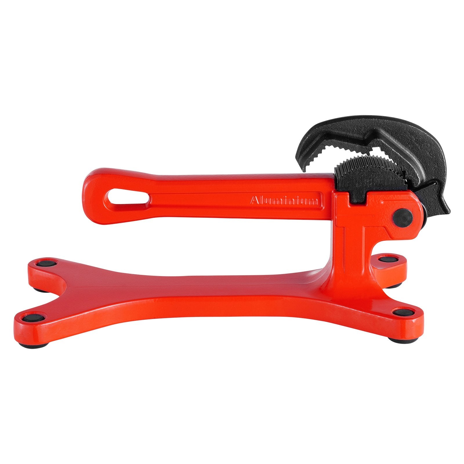 Portable Pipe Vise, Lightweight Aluminum Pipe Vise with 1/8" to 1-1/2" Clamping Capacity, Ideal for Onsite Plumbing Installation, Repair, and Maintenance