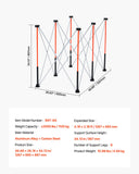 Work Benches: VEVOR Portable Folding Workstand 1267 x 665 mm Collapsible Work Stand 1135 kg