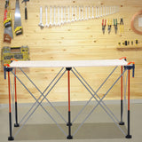 Work Benches: VEVOR Portable Folding Workstand 1267 x 665 mm Collapsible Work Stand 1135 kg