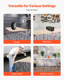 Work Benches: VEVOR Portable Folding Workstand 2455 x 1260 mm Collapsible Work Stand 2724 kg