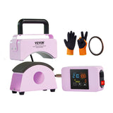 Coffee Machines & Accessories: VEVOR Hat Press Machine Mini Hat Heat Press for Caps 5.9x3.15 inch Plate Purple