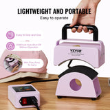 Coffee Machines & Accessories: VEVOR Hat Press Machine Mini Hat Heat Press for Caps 5.9x3.15 inch Plate Purple