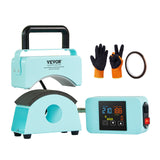 Coffee Machines & Accessories: VEVOR Hat Press Machine Mini Hat Heat Press for Caps 5.9x3.15 inch Plate Green