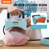 Coffee Machines & Accessories: VEVOR Hat Press Machine Mini Hat Heat Press for Caps 5.9x3.15 inch Plate Green