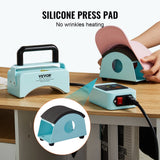 Coffee Machines & Accessories: VEVOR Hat Press Machine Mini Hat Heat Press for Caps 5.9x3.15 inch Plate Green