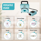 Coffee Machines & Accessories: VEVOR Hat Press Machine Mini Hat Heat Press for Caps 5.9x3.15 inch Plate Green