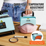 Coffee Machines & Accessories: VEVOR 2 in 1 Tumbler and Hat Heat Press Machine Heat Machine for Caps Hats Mugs