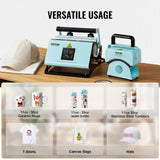 Coffee Machines & Accessories: VEVOR 2 in 1 Tumbler and Hat Heat Press Machine Heat Machine for Caps Hats Mugs
