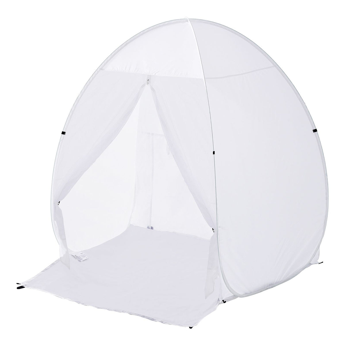 Spray Paint Shelter, 60 x 60 x 70 in Pop-Up Portable Spray Paint Tent with Built-In Floor, Exhaust Window and Storage Bag, Foldable Paint Booth for Furniture, DIY Hobby Tool Painting Station