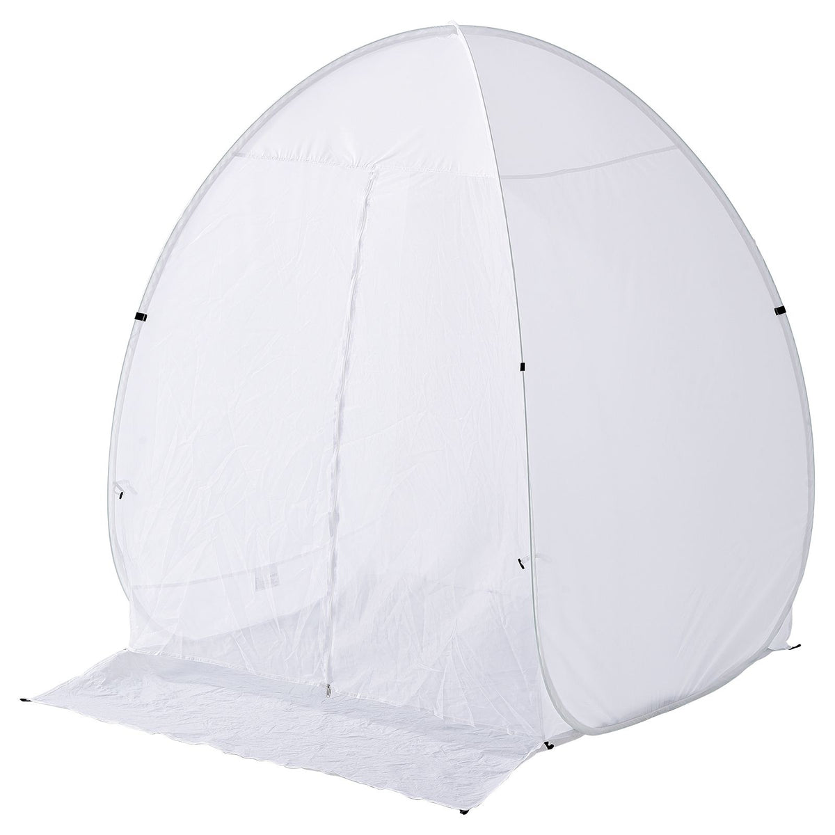 Spray Paint Shelter, 60 x 60 x 70 in Pop-Up Portable Spray Paint Tent with Built-In Floor, Exhaust Window and Storage Bag, Foldable Paint Booth for Furniture, DIY Hobby Tool Painting Station
