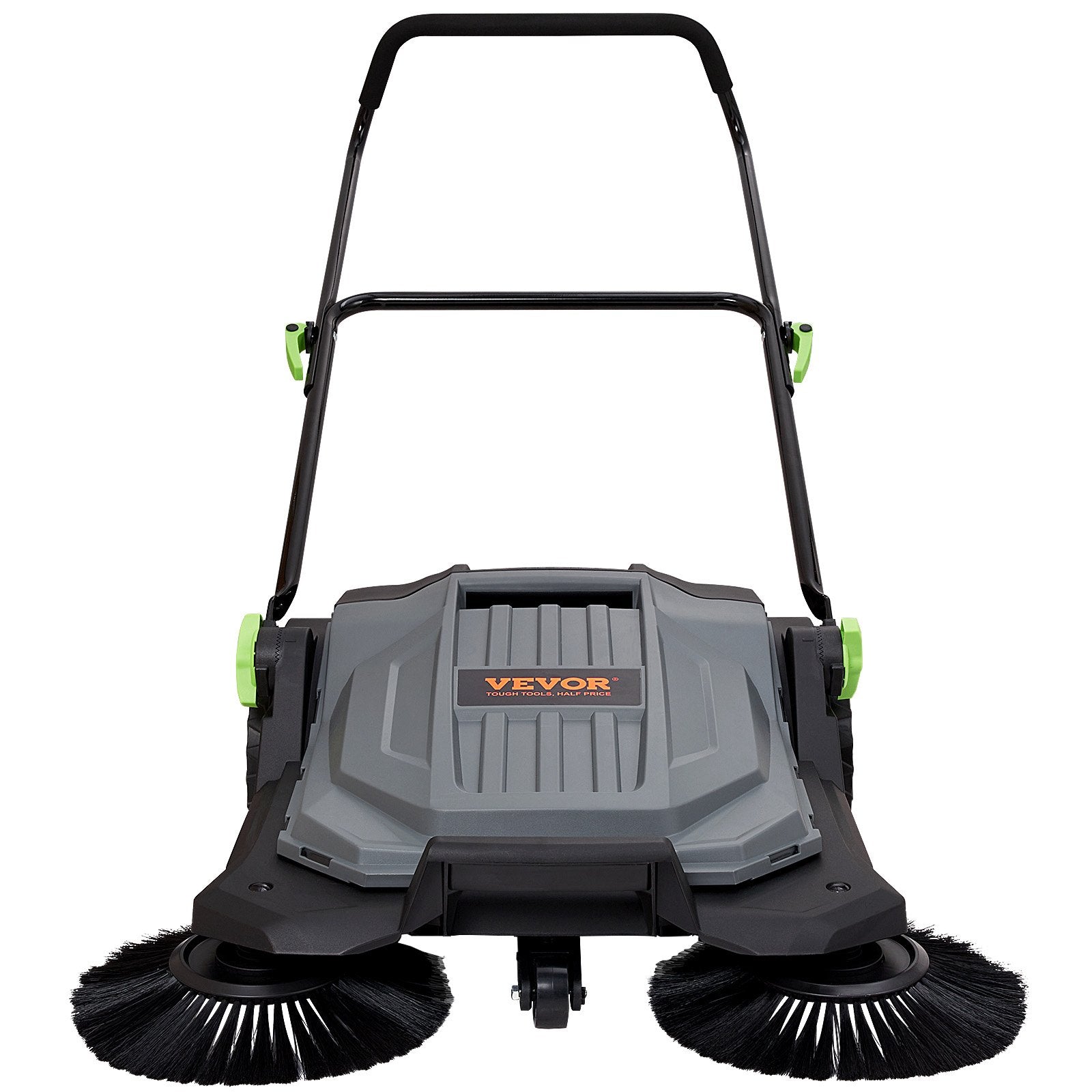 Pedal Bins: VEVOR Walk-behind Hand Push Floor Sweeper 25.6" Width 5 Gallon Waste Container