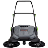 Pedal Bins: VEVOR Walk-behind Hand Push Floor Sweeper 25.6" Width 5 Gallon Waste Container