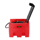 Fuel & Exhaust: VEVOR Portable Diesel & Gasoline Tank, 182L, 10.6 GPM Flow Rate, Diesel Fuel Tank with Electric Transfer Pump, 4 m Hose, Auto Fueling Nozzle, Diesel Transfer Tank for Easy Fuel Transportation, Red