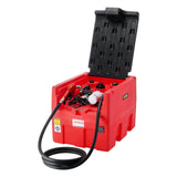 Fuel & Exhaust: VEVOR Portable Diesel & Gasoline Tank, 182L, 10.6 GPM Flow Rate, Diesel Fuel Tank with Electric Transfer Pump, 4 m Hose, Auto Fueling Nozzle, Diesel Transfer Tank for Easy Fuel Transportation, Red