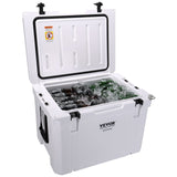 Food Storage: VEVOR Insulated Portable Cooler, 65 qt, Holds 65 Cans, Ice Retention Hard Cooler with Heavy Duty Handle, Ice Chest Lunch Box for Camping, Beach, Picnic, Travel, Outdoor, Keeps Ice for up to 6 Days