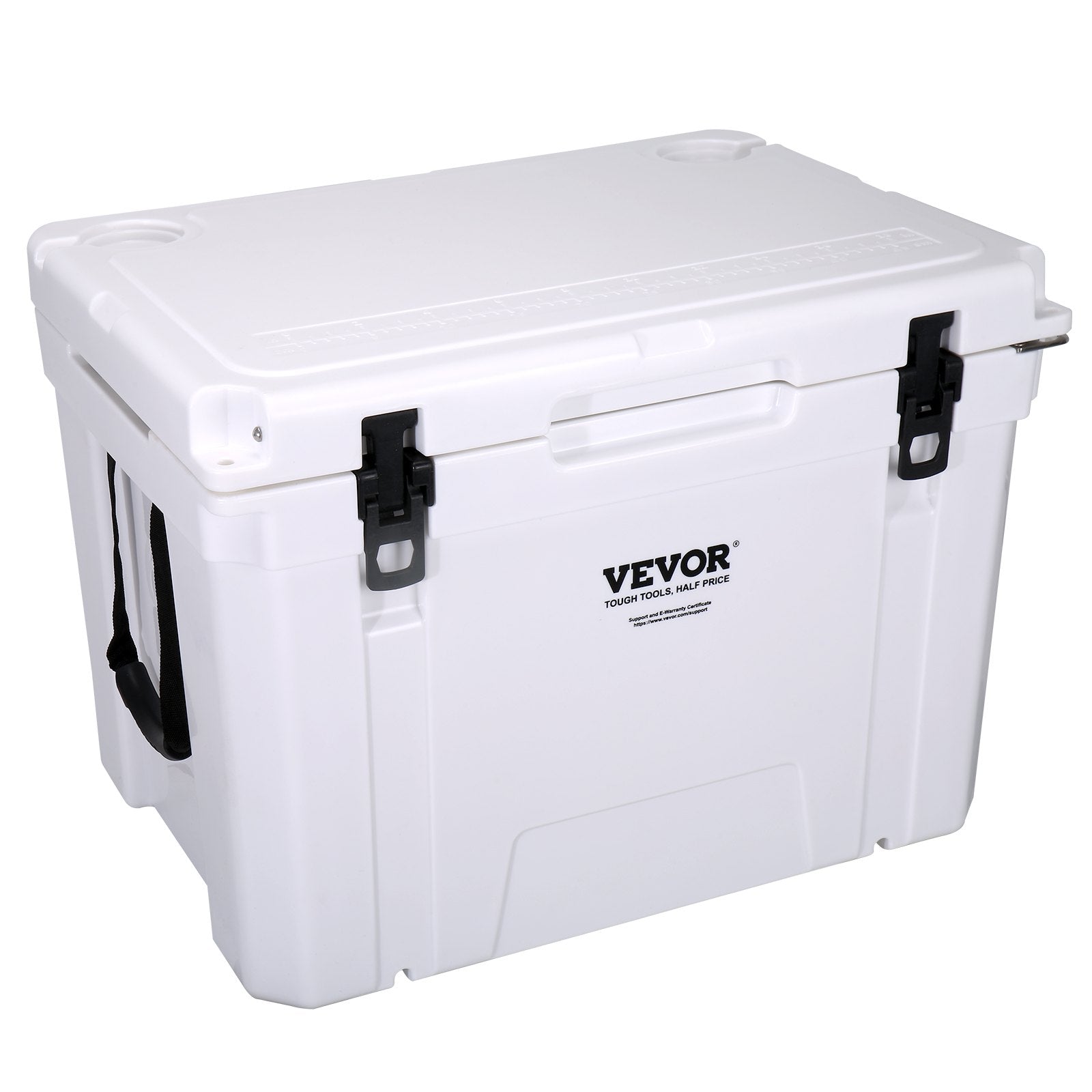 Insulated Portable Cooler, 65 qt, Holds 65 Cans, Ice Retention Hard Cooler with Heavy Duty Handle, Ice Chest Lunch Box for Camping, Beach, Picnic, Travel, Outdoor, Keeps Ice for up to 6 Days