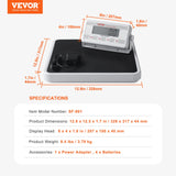 Bathroom Scales: VEVOR Portable Medical Scale, Professional Digital Physician Scale for Weighing - with Anti-Slip Mat, 2 Units (kg/lb), Hold & Tare Function, 400LBS Capacity Physician Wight Scale for Gym Home Hospital
