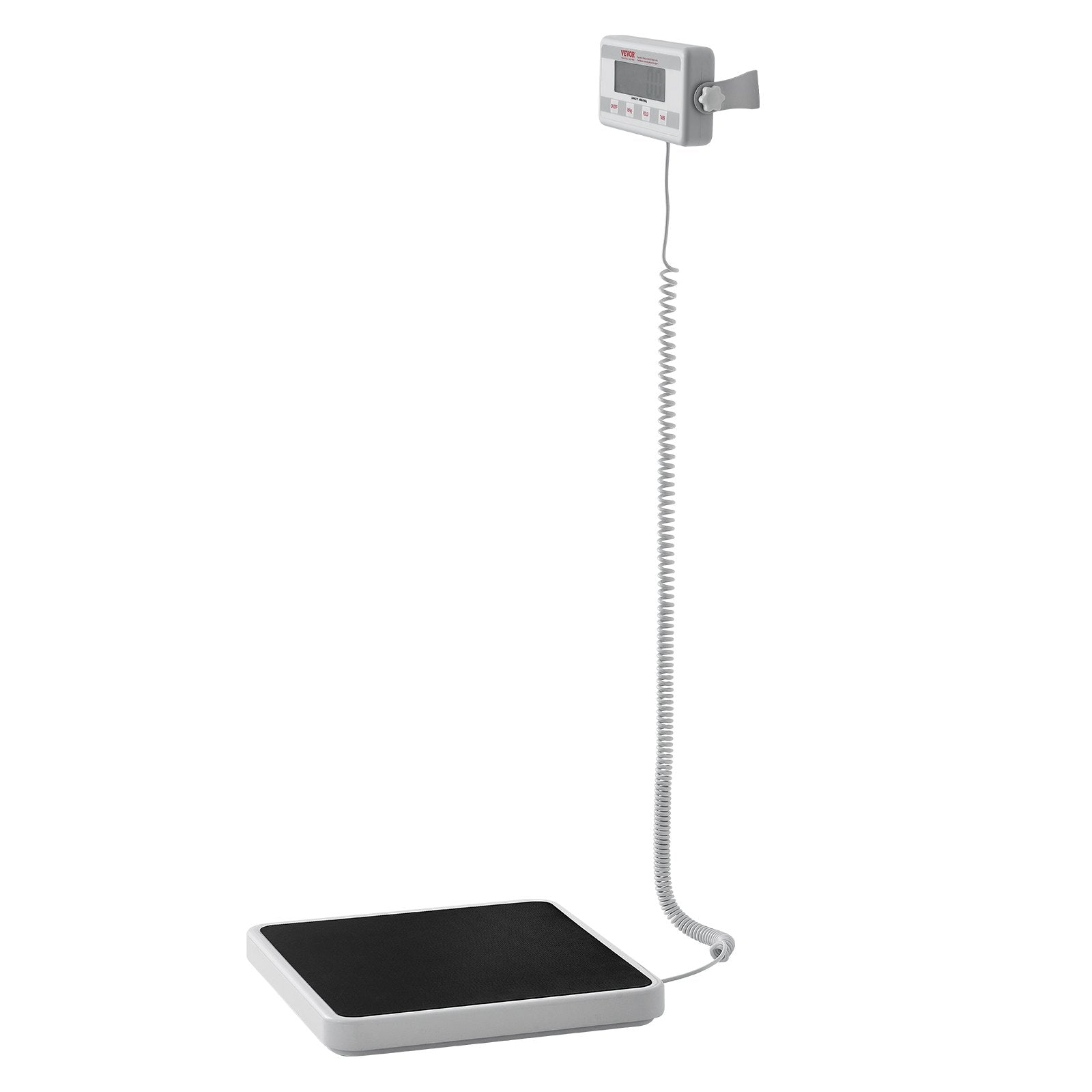 Bathroom Scales: VEVOR Portable Medical Scale, Professional Digital Physician Scale for Weighing - with Anti-Slip Mat, 2 Units (kg/lb), Hold & Tare Function, 400LBS Capacity Physician Wight Scale for Gym Home Hospital