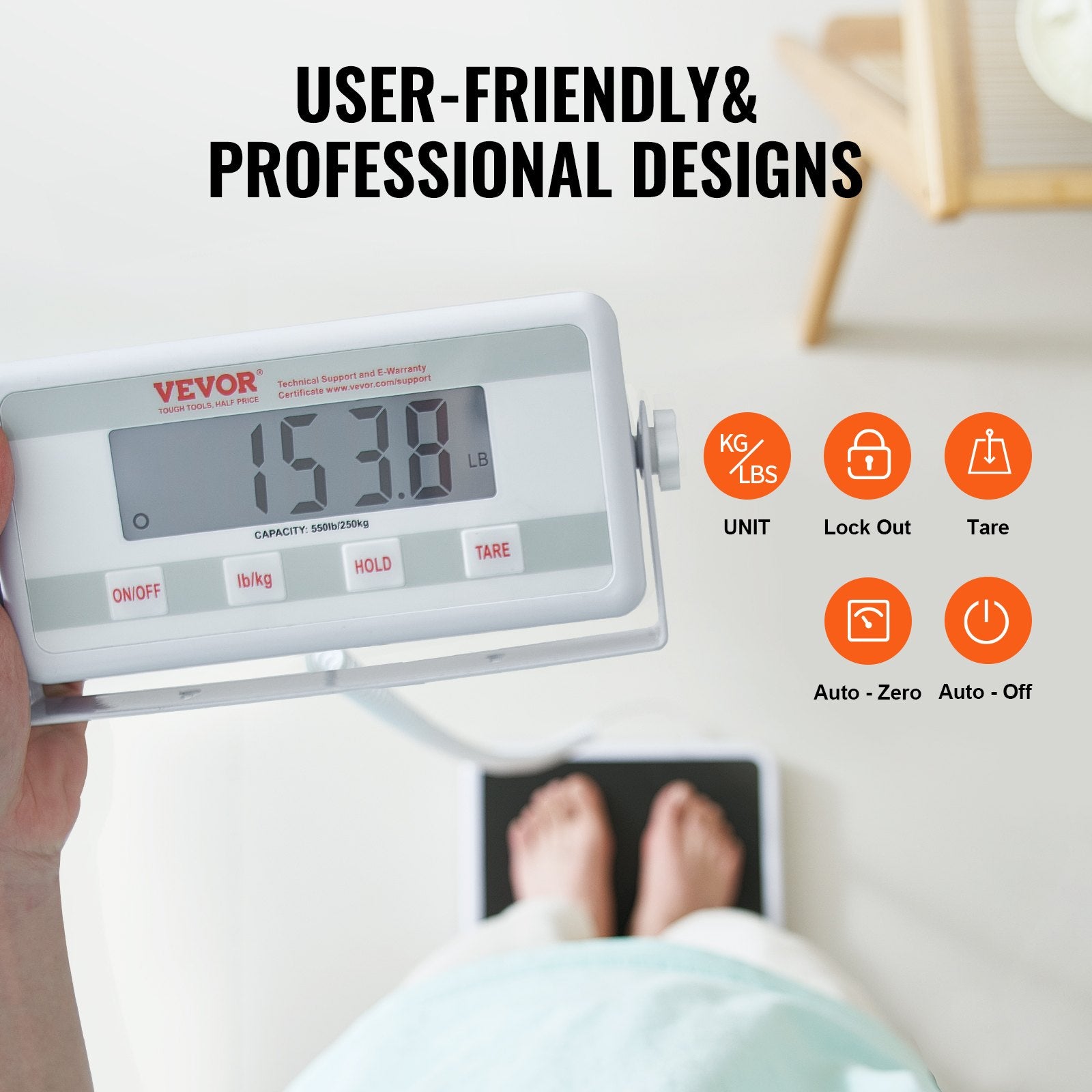 Treadmills: VEVOR Portable Medical Scale Digital Physician Weight Scale Anti-Slip Mat 550LBS