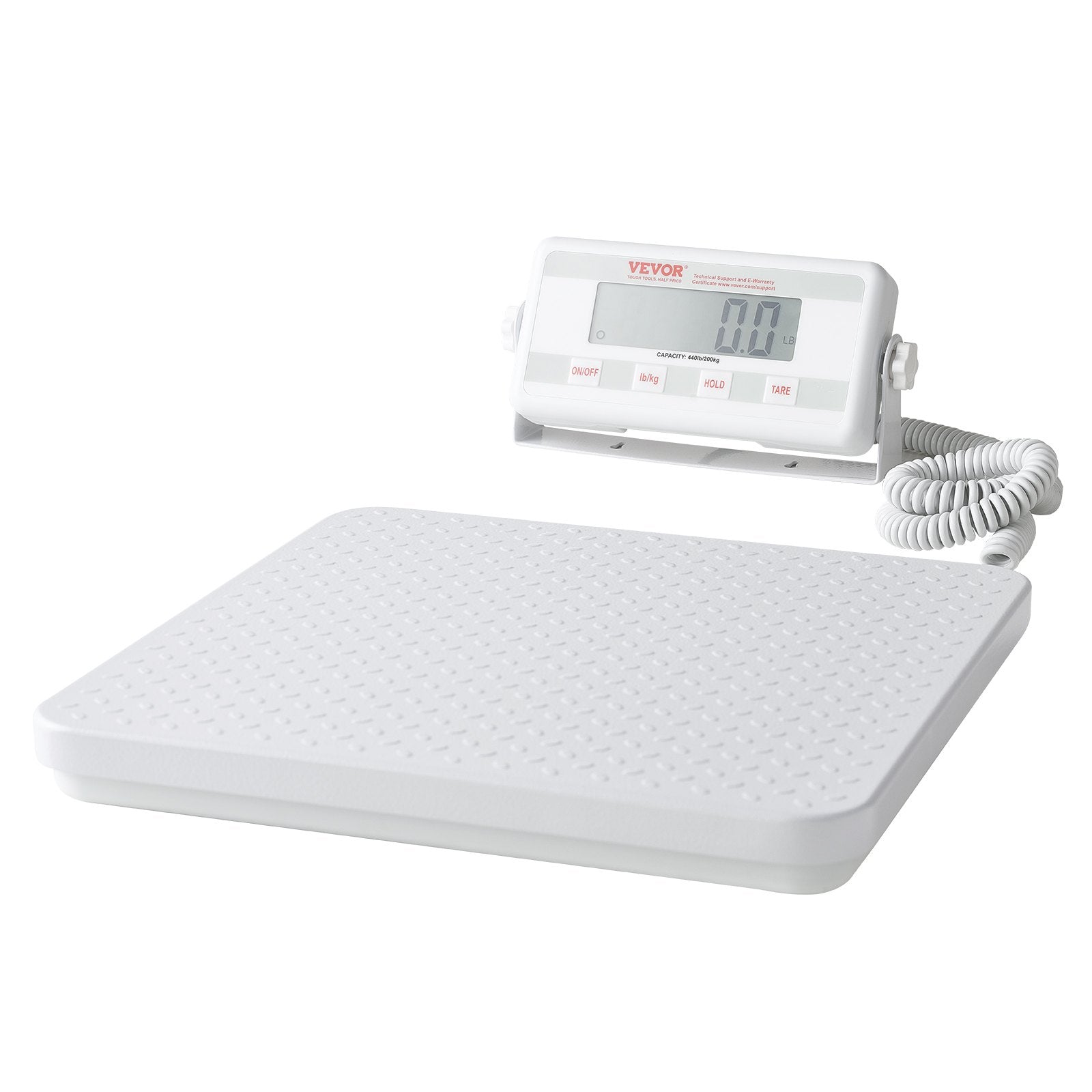 Bathroom Scales: VEVOR Portable Medical Scale, Professional Physician Scale for Weighing - with Anti-slip Platform, 2 Units, Hold & Tare Function, Digital Physician Weight Scale for Gym Home Hospital, 440LBS Capacity