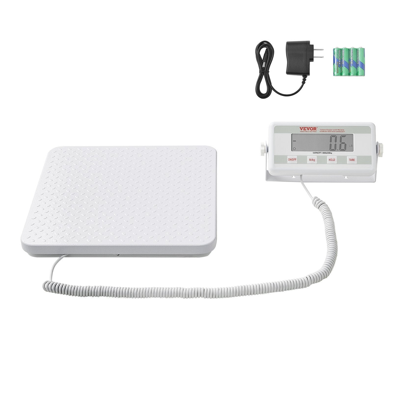 Bathroom Scales: VEVOR Portable Medical Scale, Professional Physician Scale for Weighing - with Anti-slip Platform, 2 Units, Hold & Tare Function, Digital Physician Weight Scale for Gym Home Hospital, 440LBS Capacity