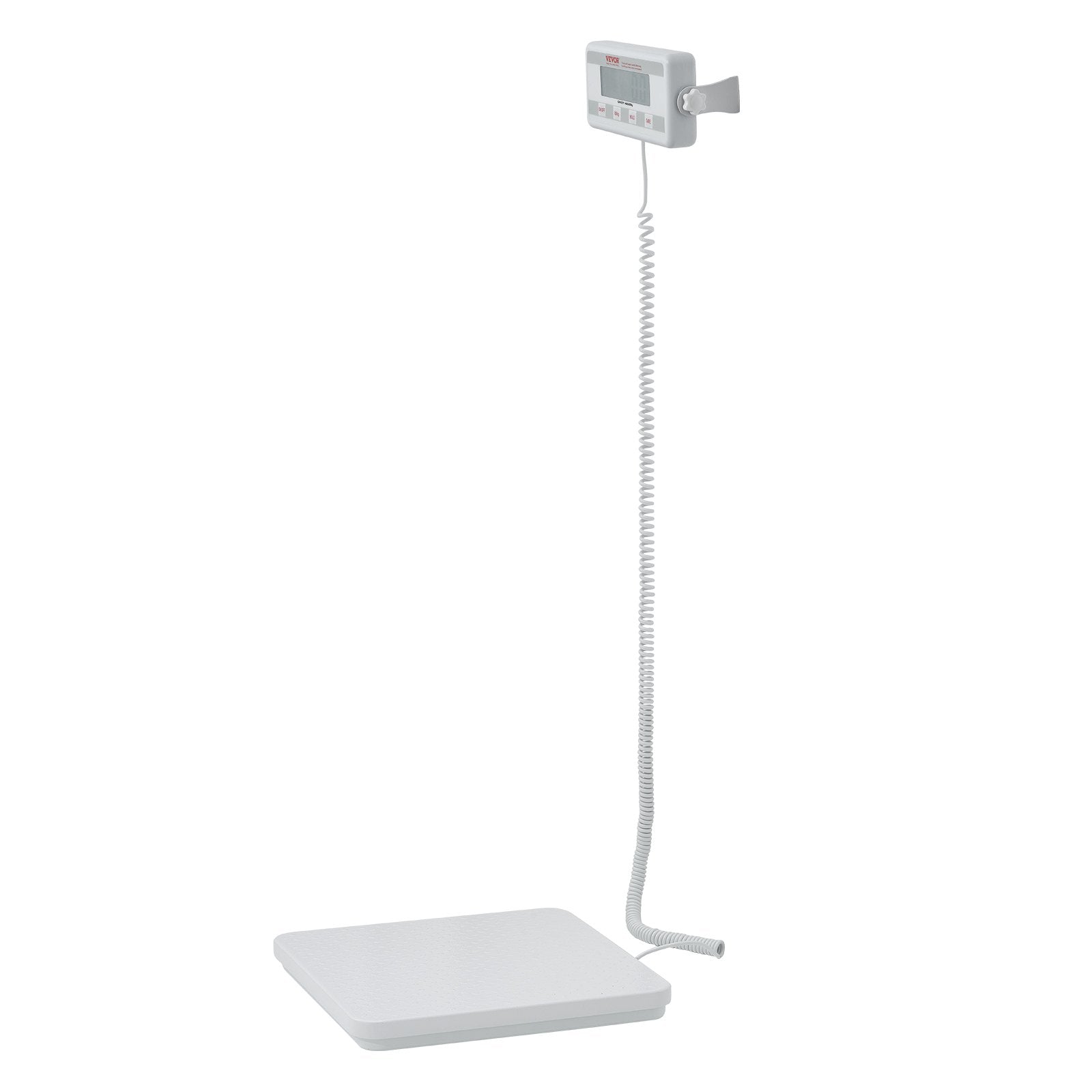 Bathroom Scales: VEVOR Portable Medical Scale, Professional Physician Scale for Weighing - with Anti-slip Platform, 2 Units, Hold & Tare Function, Digital Physician Weight Scale for Gym Home Hospital, 440LBS Capacity