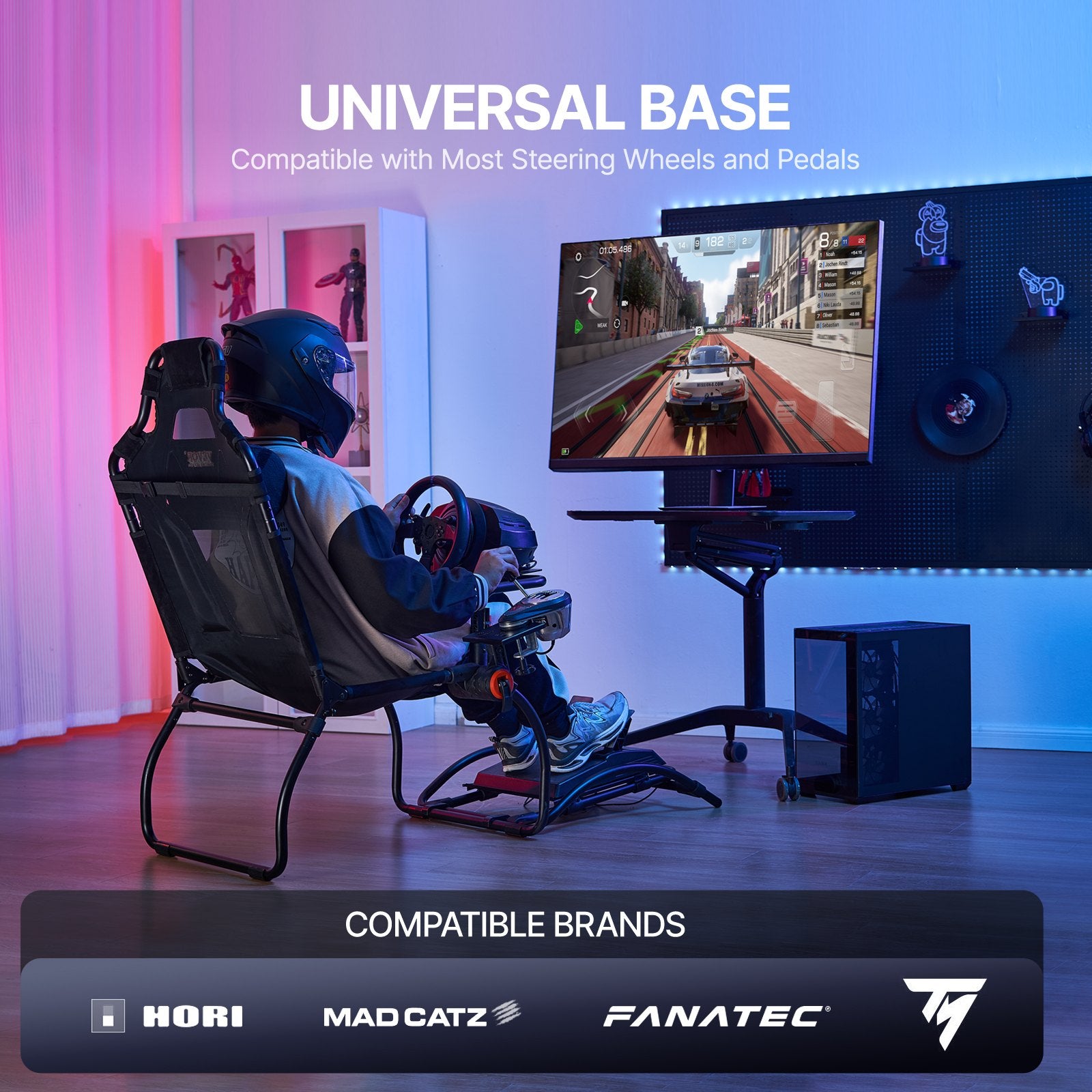Awnings: VEVOR Racing Wheel Stand Foldable for Logitech G923/G920/G29 Compact