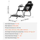 Awnings: VEVOR Racing Wheel Stand Foldable for Logitech G923/G920/G29 Compact
