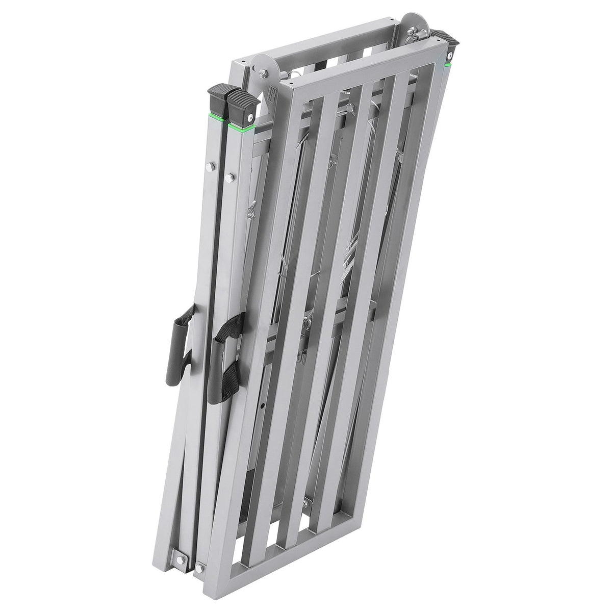 Work Platform, 4 Gear Adjustable Height, Folding Alloy Steel Step Ladder, Portable Scaffolding Platform, 400 kg Load Capacity, Non-Slip Rubber Feet, Drywall Painting Stool, Cleaning & Washing