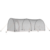 Basketball & Basketball Accessories: VEVOR Baseball Batting Cage, Softball and Baseball Batting Cage Net and Frame, 22x12x8ft Practice Portable Cage Net with Carry Bag, Heavy Duty Enclosed Pitching Cage, for Backyard Batting Hitting Training 670CM