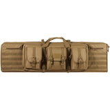 Camp Safety Equipment: VEVOR Rifle Bag, 42 inch Tactical Double Long Gun Bag, Soft Rifle Case with Lockable Zipper, Portable Handle & Shoulder Strap, 3 Large Storage Pockets Rifle Case for Two 40" Rifles & 2 Pistols, Brown