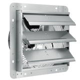 Desktops & Accessories: VEVOR Shutter Exhaust Fan, 356 mm High-speed 1400RPM 994 CFM, Aluminum Wall Mount Attic Fan with AC-motor, Ventilation and Cooling for Greenhouses, Garages, Sheds, Shops