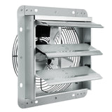 Desktops & Accessories: VEVOR Shutter Exhaust Fan, 254 mm High-speed 1400RPM 753 CFM, Aluminum Wall Mount Attic Fan with AC-motor, Ventilation and Cooling for Greenhouses, Garages, Sheds, Shops