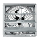 Desktops & Accessories: VEVOR Shutter Exhaust Fan, 406 mm High-speed 1400RPM 1506 CFM, Aluminum Wall Mount Attic Fan with AC-motor, Ventilation and Cooling for Greenhouses, Garages, Sheds, Shops