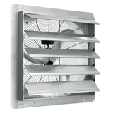 Desktops & Accessories: VEVOR Shutter Exhaust Fan, 610 mm High-speed 1400RPM 2892 CFM, Aluminum Wall Mount Attic Fan with AC-motor, Ventilation and Cooling for Greenhouses, Garages, Sheds, Shops