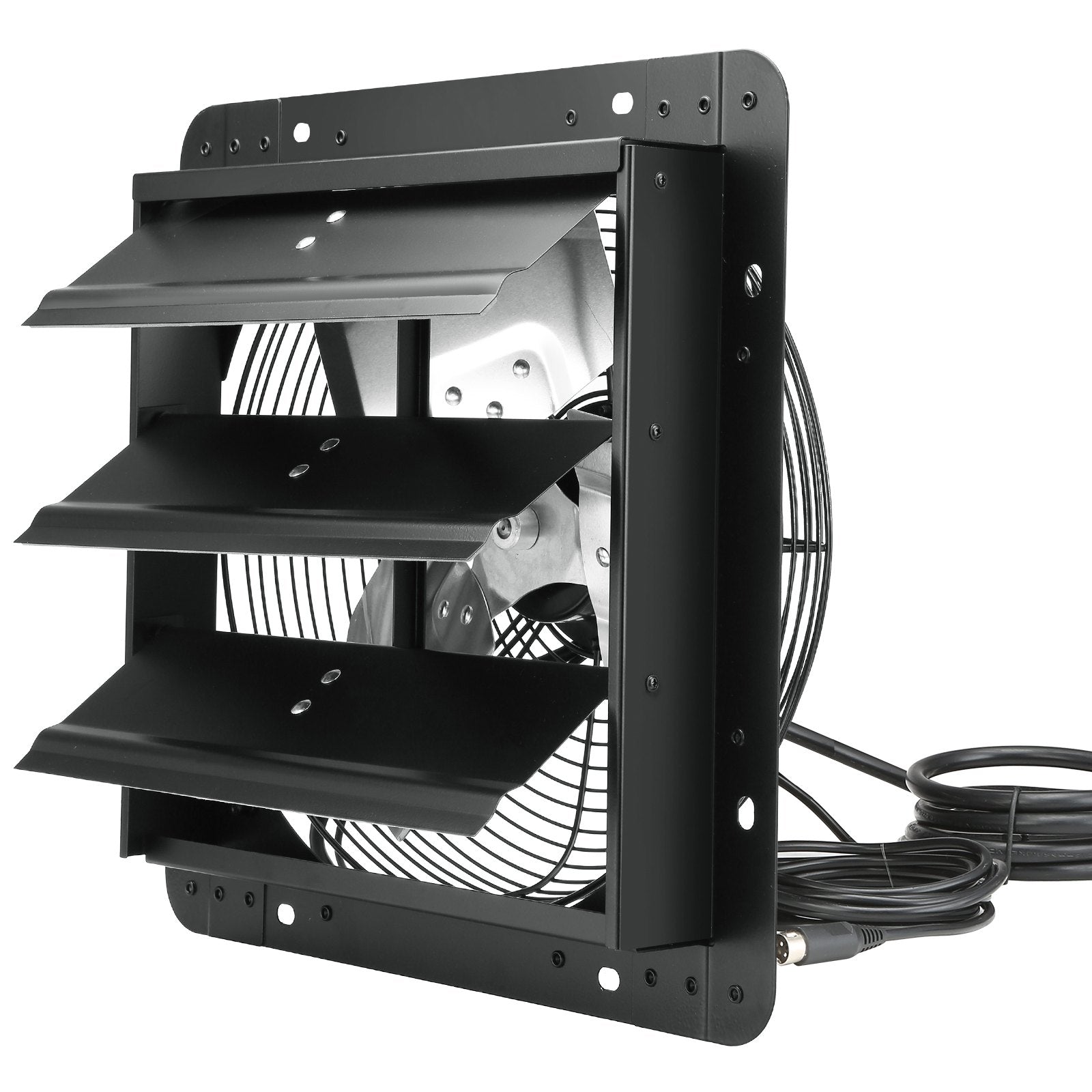 Automotive Repair & Speciality Tools: VEVOR Shutter Exhaust Fan, 305 mm /12 inch with Temperature Humidity Controller, EC-motor, 904 CFM, Variable Speed Adjustable Wall Mount Attic Fan, Ventilation and Cooling for Greenhouses, Garages, Sheds