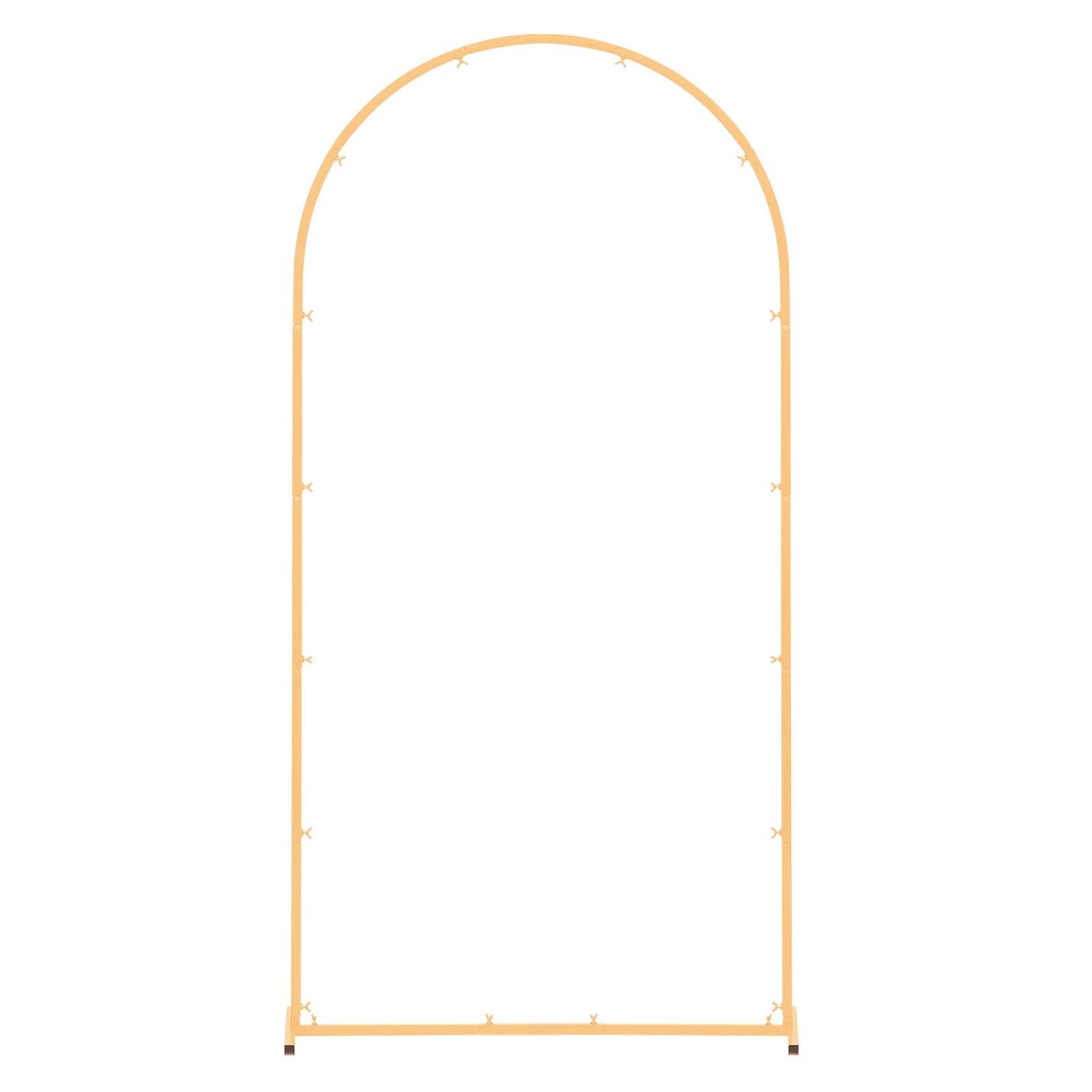 Bath Caddies: VEVOR Arch Backdrop Stand, 2 x 1 m, Stable Structure, Easy Assembly, 1 Set Gold Metal Arch Backdrop Stand for Wedding, Birthday Party, Graduation, Holiday Celebration, and Ceremony Decoration