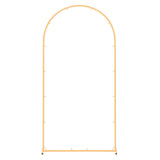 Bath Caddies: VEVOR Arch Backdrop Stand, 2 x 1 m, Stable Structure, Easy Assembly, 1 Set Gold Metal Arch Backdrop Stand for Wedding, Birthday Party, Graduation, Holiday Celebration, and Ceremony Decoration