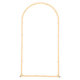 Bath Caddies: VEVOR Arch Backdrop Stand, 2 x 1 m, Stable Structure, Easy Assembly, 1 Set Gold Metal Arch Backdrop Stand for Wedding, Birthday Party, Graduation, Holiday Celebration, and Ceremony Decoration