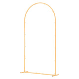 Bath Caddies: VEVOR Arch Backdrop Stand, 2 x 1 m, Stable Structure, Easy Assembly, 1 Set Gold Metal Arch Backdrop Stand for Wedding, Birthday Party, Graduation, Holiday Celebration, and Ceremony Decoration