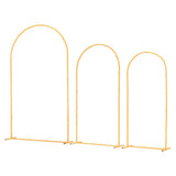 Bath Caddies: VEVOR Arch Backdrop Stand, Set of 3, 2.2/2/1.8 m , Stable Structure, Easy Assembly, Gold Metal Arch Backdrop Stand for Wedding, Birthday Party, Graduation, Holiday Celebration, and Ceremony Decoration
