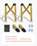 Test Kits: VEVOR Moving Straps, Supports up to 453.6 kg, 2-Person Lifting and Moving System with 2 Harness Straps & 2 Load-bearing Straps, Adjustable Lifting Shoulder Straps Move Furniture Appliances Mattresses