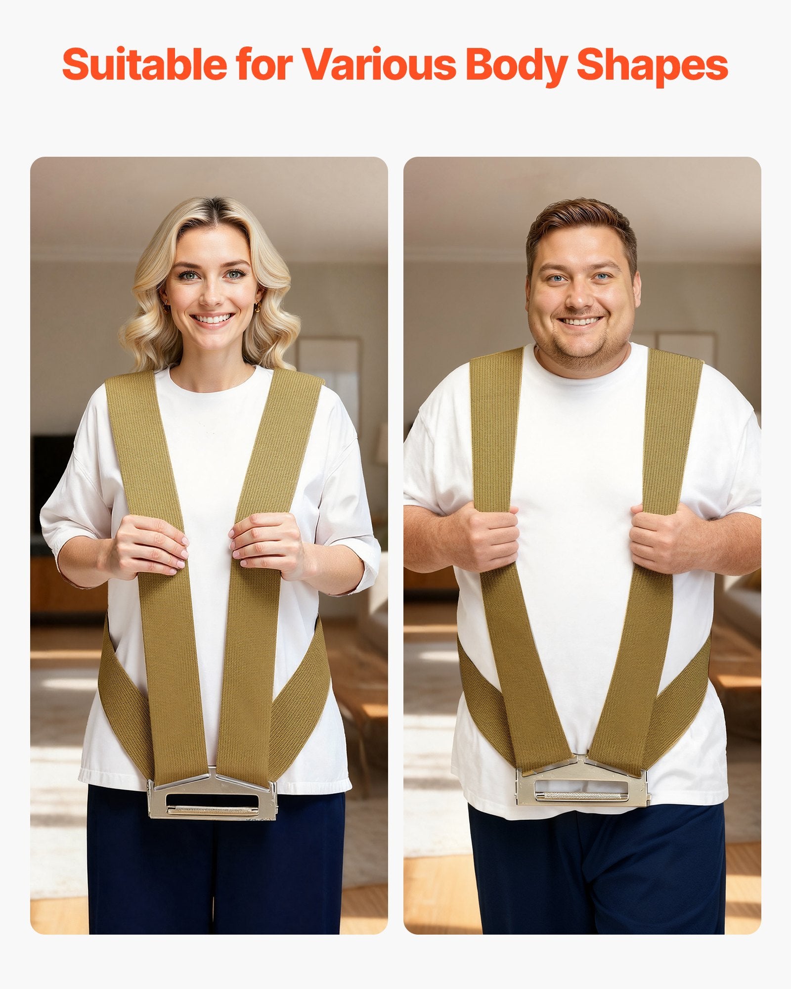 Test Kits: VEVOR Moving Straps, 2-Person Lifting and Moving System with 2 Harness Straps, 1 Load-bearing Strap & 1 Handheld Strap, Adjustable Lifting Shoulder Straps Move Furniture Appliances Mattresses