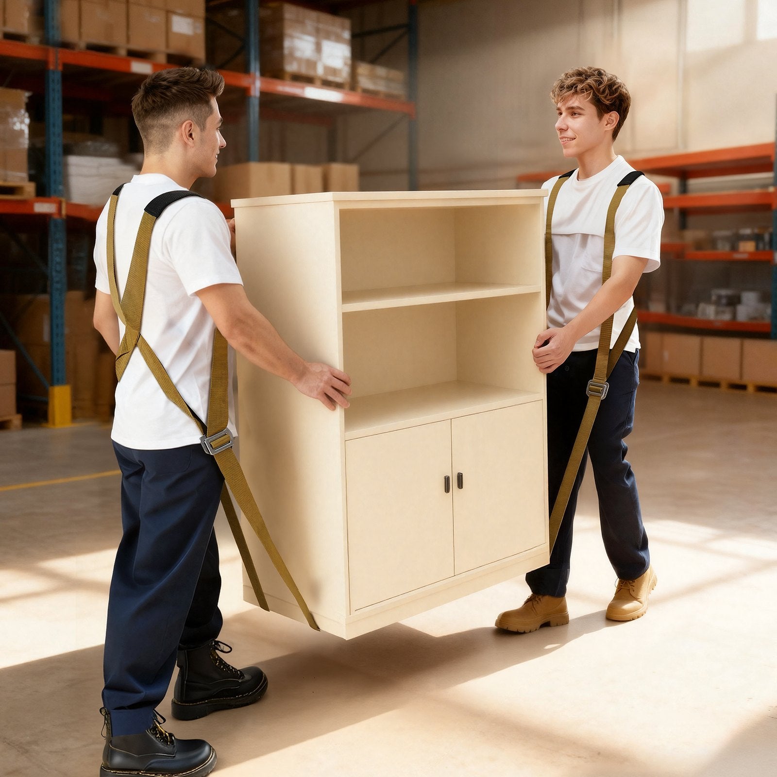 Test Kits: VEVOR Moving Straps, 2-Person Lifting and Moving System with 2 Harness Straps, 2 Load-bearing Straps & 1 Handheld Strap, Adjustable Lifting Shoulder Straps Move Furniture Appliances Mattresses